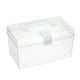 thumbnail image 1 of Contenedor De Almacenamiento De Escritorio, Caja De Almacenamiento Transparente, Versátil, Portátil, Diseño De Asa Para El Hogar, 1 of 7