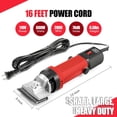 thumbnail image 6 of Clippers 600W Professional Heavy Duty Electric Livestock Grooming Tool with 6-Speeds for Thick Coat Animals, 6 of 7