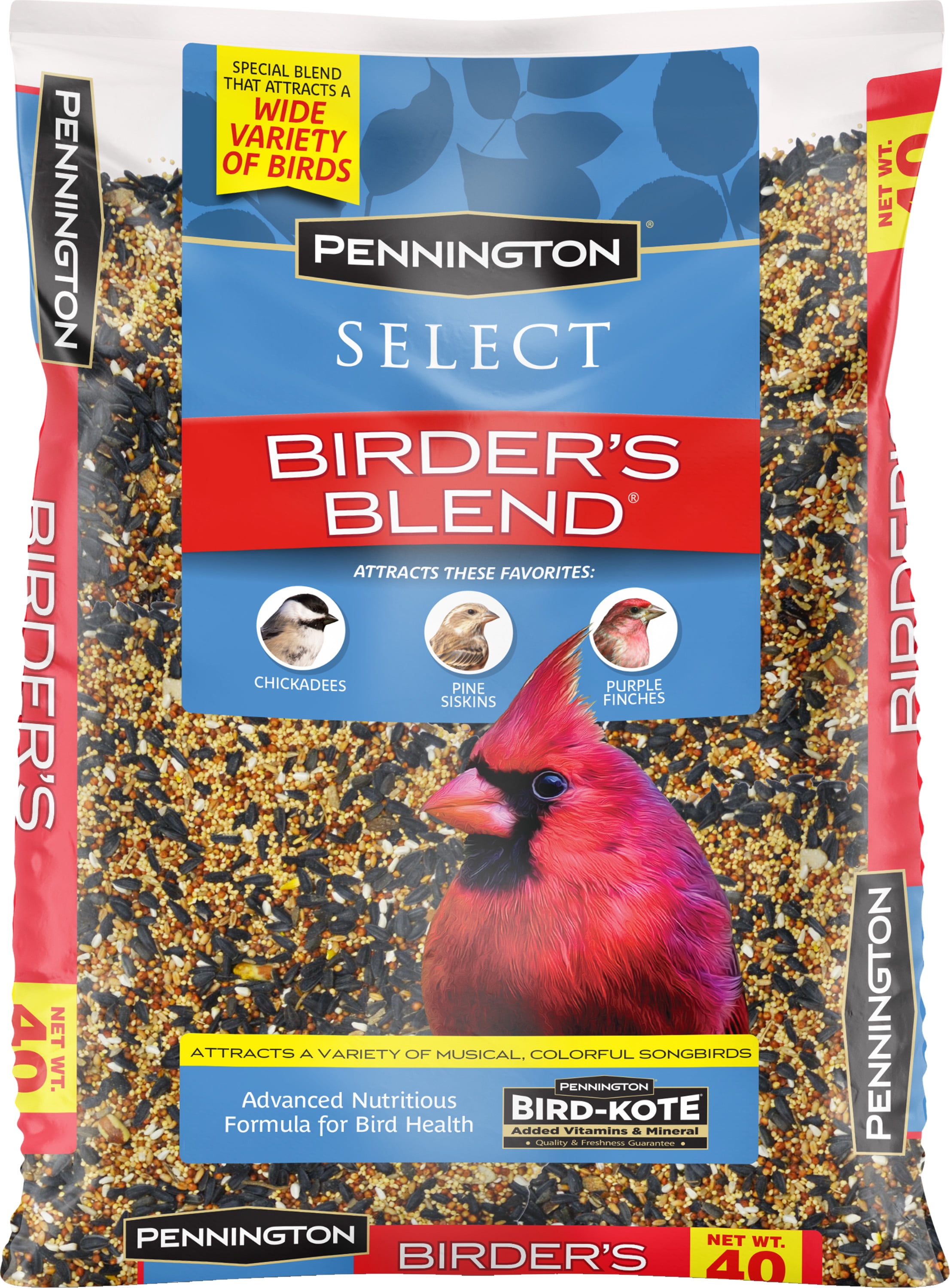 40 lbs Pennington Select Birders Blend Wild Bird Feed 1 