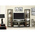 thumbnail image 3 of Bowery Hill Modern Metal 52-Inch TV Stand in Brown and Silver, 3 of 3