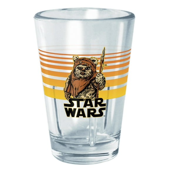 Star Wars Ewok Retro Stripes Tritan Shot Glass Clear 2 oz.