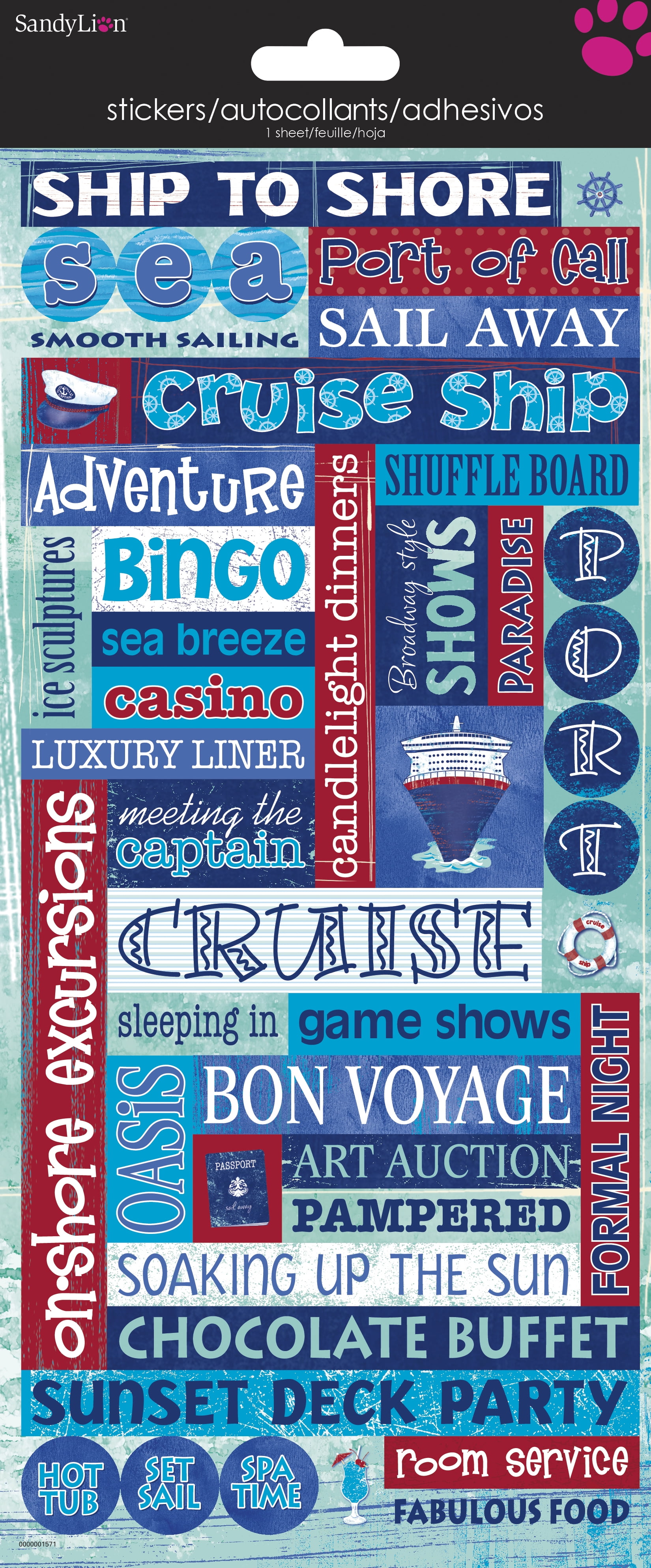cruise themed words