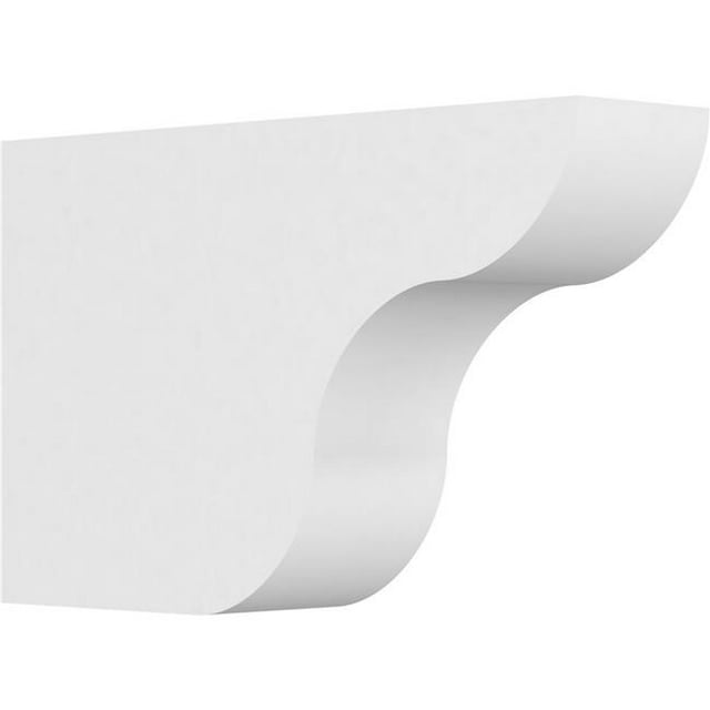Ekena Millwork RFTP04X10X16CAR 10 x 4 x 16 in. Standard Carmel Architectural Grade PVC Rafter Tail