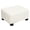 Soft-White, variant on CAROLMADE Small Footstool with Legs Foot Stool Ottoman Under Desk Footrest for Living Room Bedroom and Office, PU Brown