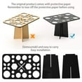 thumbnail image 4 of Makeup Brushes Drying Rack, Brushes Dryer, Collapsible 28 Slot Acrylic Brush Holder Stand Tree Tray Support Display for Makeup Artist Acrylic Nail Brushes Paintbrushes Makeup Lovers, Black, 4 of 7