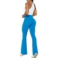 thumbnail image 5 of Flare Leggings, Crossover Yoga Pants with Tummy Control, High-Waisted and Wide Leg, 5 of 13