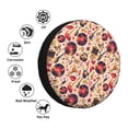 thumbnail image 4 of Susaid gold Skull Guitar record Print Tire Covers,Waterproof Anti-UV Snow Sun Rain Tire Covers for RV,Truck, SUV, Trailer, Camper-14 inch, 4 of 6