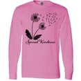 thumbnail image 3 of Inktastic Spread Kindness Dandelion Long Sleeve T-Shirt, 3 of 5