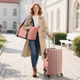 thumbnail image 6 of HOTEEL Luggage Sets 3 Piece 20 in Carry on Luggage Set with Gym bag + Toiletry Bag, Hardshell PC ABS Suitcase with 360° Spinner Wheels for Women Men, 6 of 9