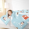 thumbnail image 4 of Homewish Kawaii Polar Bear Queen Comforter Set for Teen, Cute Winter Penguin Bedding Sets, Cartoon Wildlife Reversible Bedding Comforter Set, Luxury Bedroom Decor, 3-Piece, 4 of 8