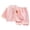 Pink, variant on Kids Pajamas Toddler Baby Girl Jesus/Donkey Print Button Down Pjs Tops Pants Little Girls Pajama Set(5-6 Years,Yellow)