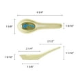 thumbnail image 2 of Excellante Wei Melamine Dinnerware Collection 1/2 oz., 4-3/4" x 1-3/8 Chinese Spoon(s), Comes in Dozen, 2 of 2