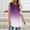 Purple, variant on YHAJDS Women Tank Top Shirts Gradient Color Round Neck Sleeveless Top Casual Shirt For Spring Fashion Outfits