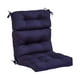 thumbnail image 1 of Cojín para respaldo de silla de exterior, cómodo y suave, ideal para patio, interior y exterior. Azul marino, 1 of 9