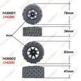 thumbnail image 4 of Metal Chassis Body Shell Paddle Off-Road Wheel Original Replacement Accessories Spare Parts For MJX Hyper Go 14209 And 14210 R168Z, 4 of 6
