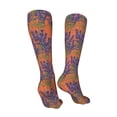 thumbnail image 3 of Pofeuu Lavender Flowers Print Stockings, Adult Running Hiking Socks for Youth and Adult-One Size, 3 of 8