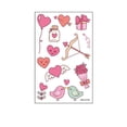 thumbnail image 1 of EGNMCR Wall Stickers, Cute Stickers Crystal Sticker Couple Confession Proposal Face Arm Sticker Tattoo Sticker, 1 of 1