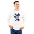 thumbnail image 4 of American Land of the Free Patriotic Womens Fitted Plus Size Graphic Tee Brisco Brands 3X, 4 of 6