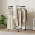 thumbnail image 4 of Eoozwa Rolling Clothes Rack Heavy Duty, Clothing Racks for Hanging Clothes, Garment Rack with Wheels, Movable Clothes Rack Suitable for Home, 4 of 6