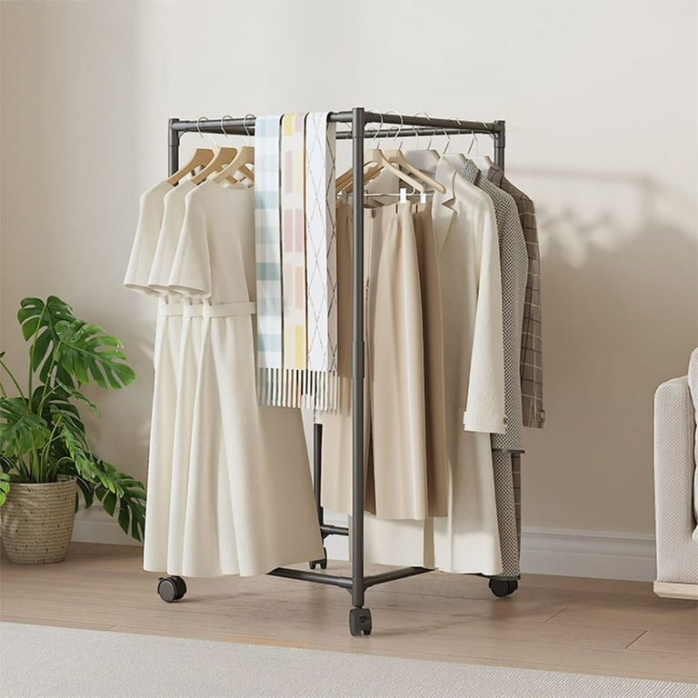 Squre Rotating Floor-standing Clothes Hanger, 47*26