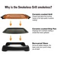 thumbnail image 2 of Gotham Steel Indoor Smokeless Grill XL Brown, 2 of 5