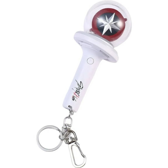 Stray Kids Light Stick Keychain Charms Lee Yongho, Hwang Hyunjin, Bang Chan, Kang Chul Light-Up Cheer Light Merchandise