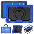 thumbnail image 6 of TECH CIRCLE Case for Lenovo Tab M10 Plus (10.3") (Model TB-X606F) with [Screen Protector] - Drop Proof Protective Kickstand Case Portable Handle Sturdy Rugged Cover, Blue, 6 of 10