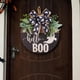thumbnail image 2 of Letrero colgante de madera con fantasma para Halloween, decoración de Halloween, letrero redondo para puerta de entrada, para cerca, interior, exterio, 2 of 5