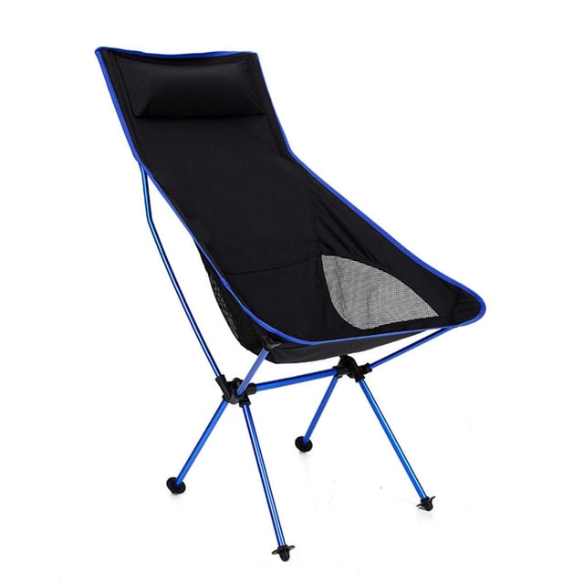 Chaise Lune d'Extérieur Chaise Pliante Portable Chaise en Alliage d'Aluminium Chaise de Pêche Camping Auto-Équilibrée Fauteuil Inclinable de Tournée Chaise de Plage Décontractée