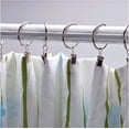 thumbnail image 3 of Easy2hang Premium Drapery Clip Rings openable Extra Thick have an opening to slide onto the rod,1-Inch,Bronze,14pack, 3 of 3