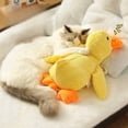 thumbnail image 3 of Plush Companion Sleeping Duck Dog Toys for Small Large Dogs Bite Resistant Teeth Grinding Sound Relief Duck Sound Toy, 3 of 4