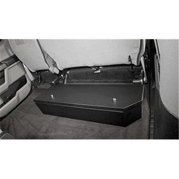 Tuffy Security Products Rear Underseat Lockbox - '15-22 F-150; '17-22 F-250/350 Super Duty; w/Extended Cab (Black) Fits select: 2015-2022 FORD F150, 2017-2022 FORD F250