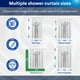 thumbnail image 4 of Cortina de ducha CLOROX 2 en 1 impermeable 100% poliéster blanca, 4 of 8