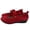 Red, variant on Black Women'S Loafers Slip On Shoes Comfortable Flats Elastic Cross Strap Suede Low Top Casual Walking Sneakers For Women Outdoor