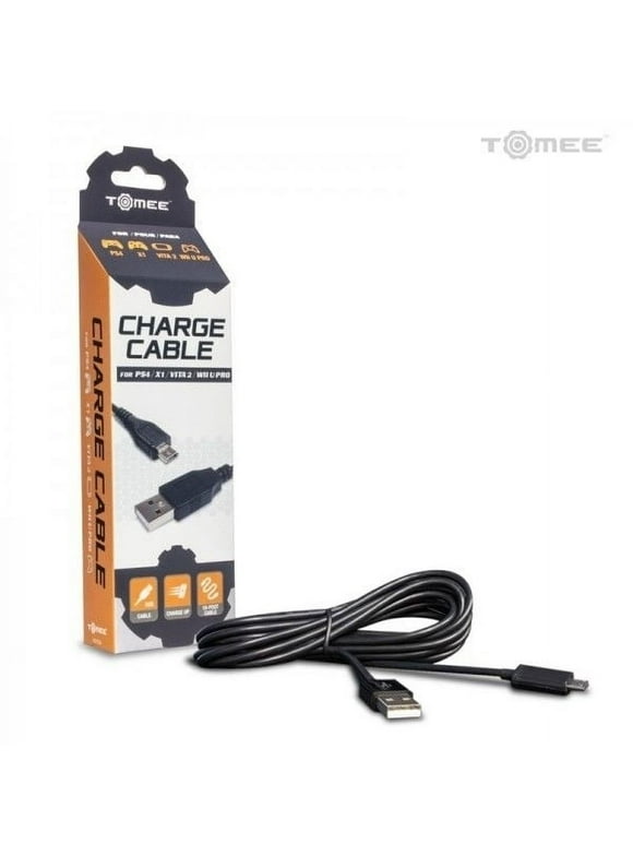 Tomee PS4/ Xbox One/ PS Vita 2000/ Micro USB Charge Cable 10 Feet