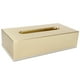thumbnail image 1 of Innovador porta servilletas de acero inoxidable 304 rectangular con forma de caja de pañuelos dorada, 1 of 15