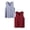 Grey 1PCS & Red 1PCS, variant on Men's Ice Silk Tank Top 2 Pack ,Traceless Thin Undershirts V-Neck Sleeveless A-Shirt Basic Athletic Bodybuilding Vest
