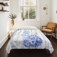 thumbnail image 4 of Hydrangea Striped Tapestry for Bedroom Wall Hanging Tapestry, Vintage Floral Botanical Ceiling Backdrop Tapestries Poster Blanket Wall Decor for Teens Room Living Room Dorm 59" x 90", 4 of 8