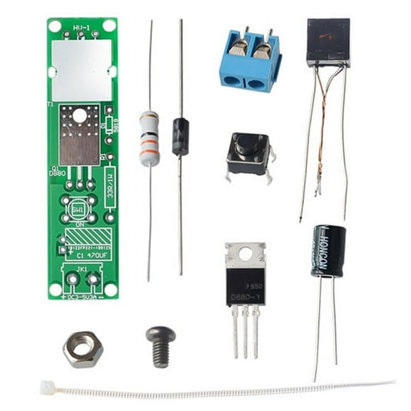 DC3-5V DIY Kit High Voltage Generator Arc Igniter Lighter Kit for DIY Electronic Production Suite