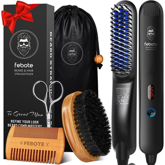 Plancha de pelo y barba FEBOTE Innovation para hombre con set