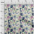 thumbnail image 2 of oneOone Cotton Jersey Beige Fabric Cute Animal Dress Material Fabric Print Fabric By The Yard 58 Inch Wide, 2 of 6