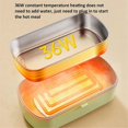 thumbnail image 4 of Portable Heating Lunch Box with 304 Food Grade Stainless Steel Container 0.9L Self Heating Warmer Container for Office, 4 of 5