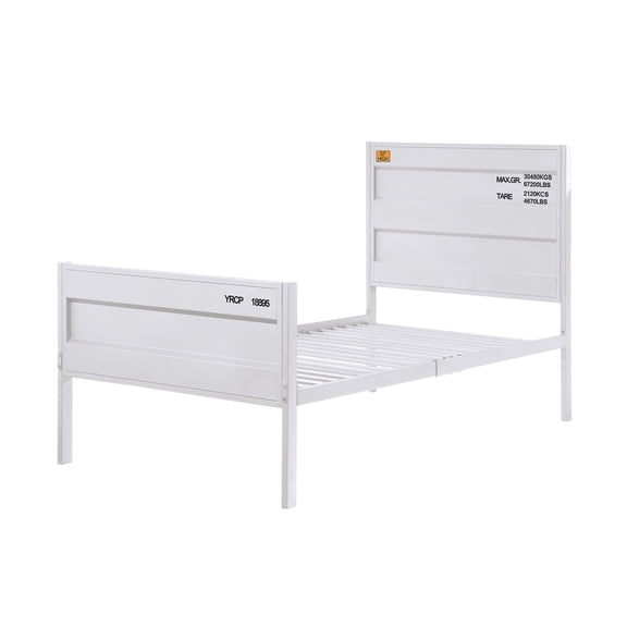 Twin Bed Frame, Twin Size Bed Frame,White Twin Platform Bed