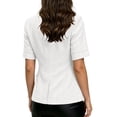thumbnail image 6 of Plus Size Blazers for Women Business Casual Fall Clothes Lightweight Fabric Long Sleeve Open Front Suit Jackets With Pockets Fashion Work Jacket, 6 of 7