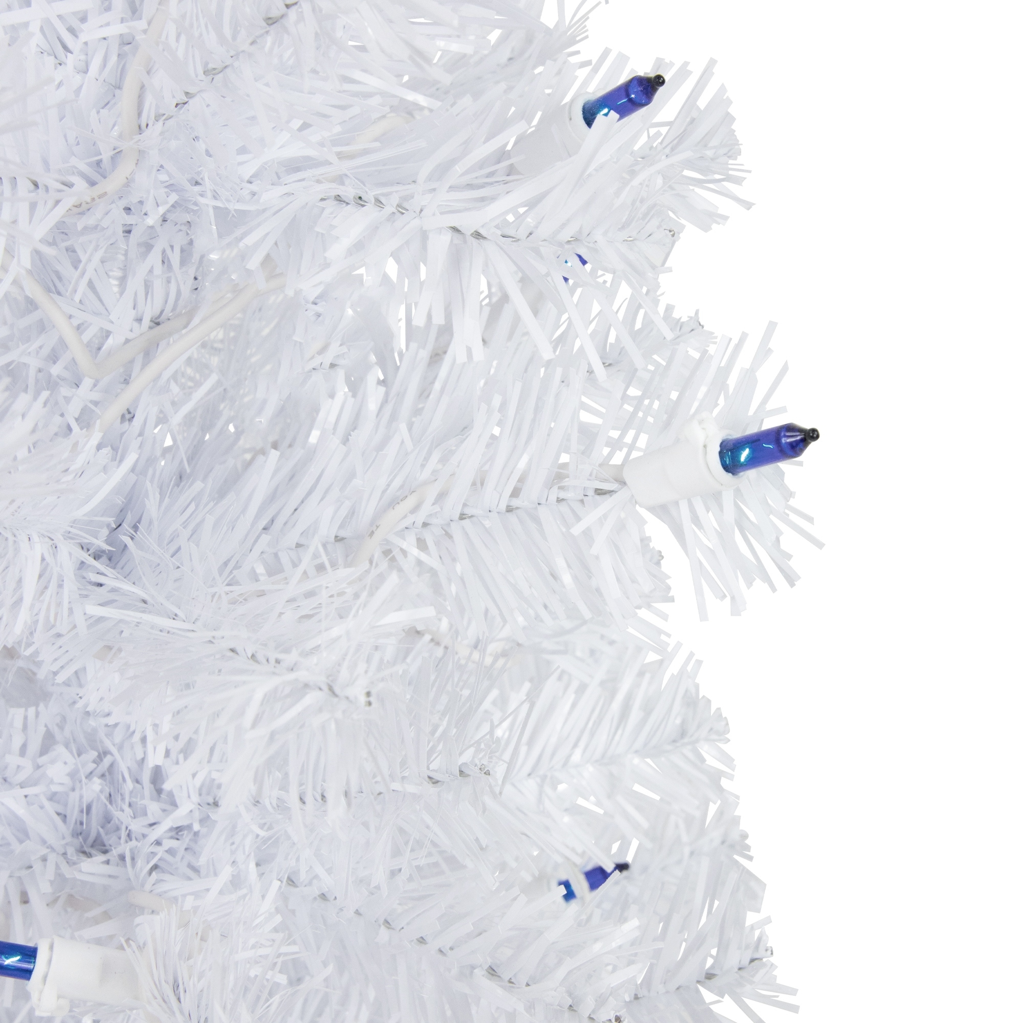 2' Pre-Lit Woodbury White Pine Slim Artificial Christmas Tree Pink