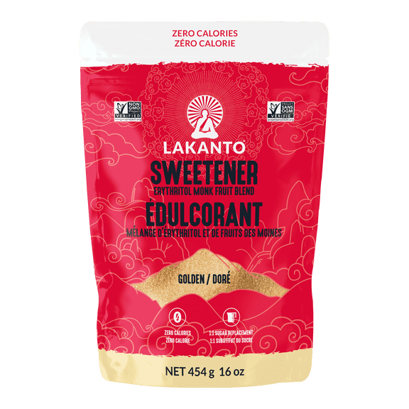 Lakanto Golden Monk Fruit Sweetener with Erythriol (1 lb - 454 g)