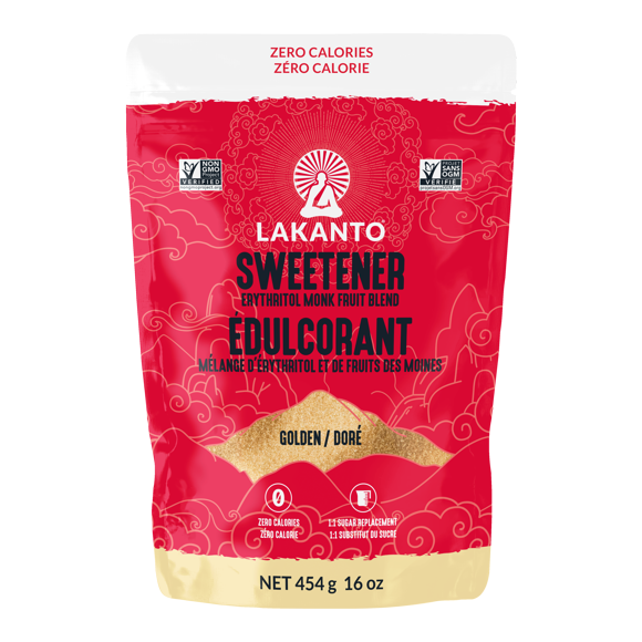 Lakanto Golden Monk Fruit Sweetener avec Érythritol (1 lb - 454 g)