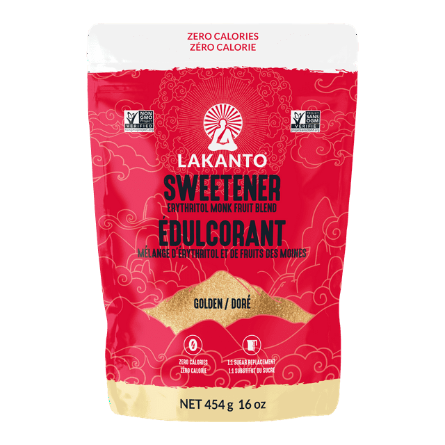 Lakanto Golden Monk Fruit Sweetener avec Érythritol (1 lb - 454 g)