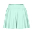 thumbnail image 5 of Crunowin Womens Skirt High Waisted Yoga Skorts Casual Outdoor Sport Skirt with Legging Shorts Light Blue Size S, 5 of 6