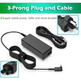 thumbnail image 4 of For Acer Chromebook 15 CB3-532-108H CB3-532-C8DF 45W 65W Charger AC Adapter, 4 of 9